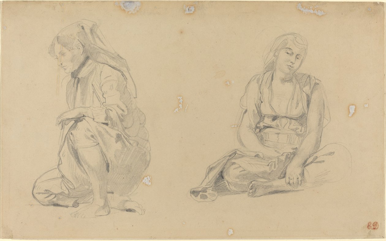 Kvinner fra Alger av Eugène Delacroix