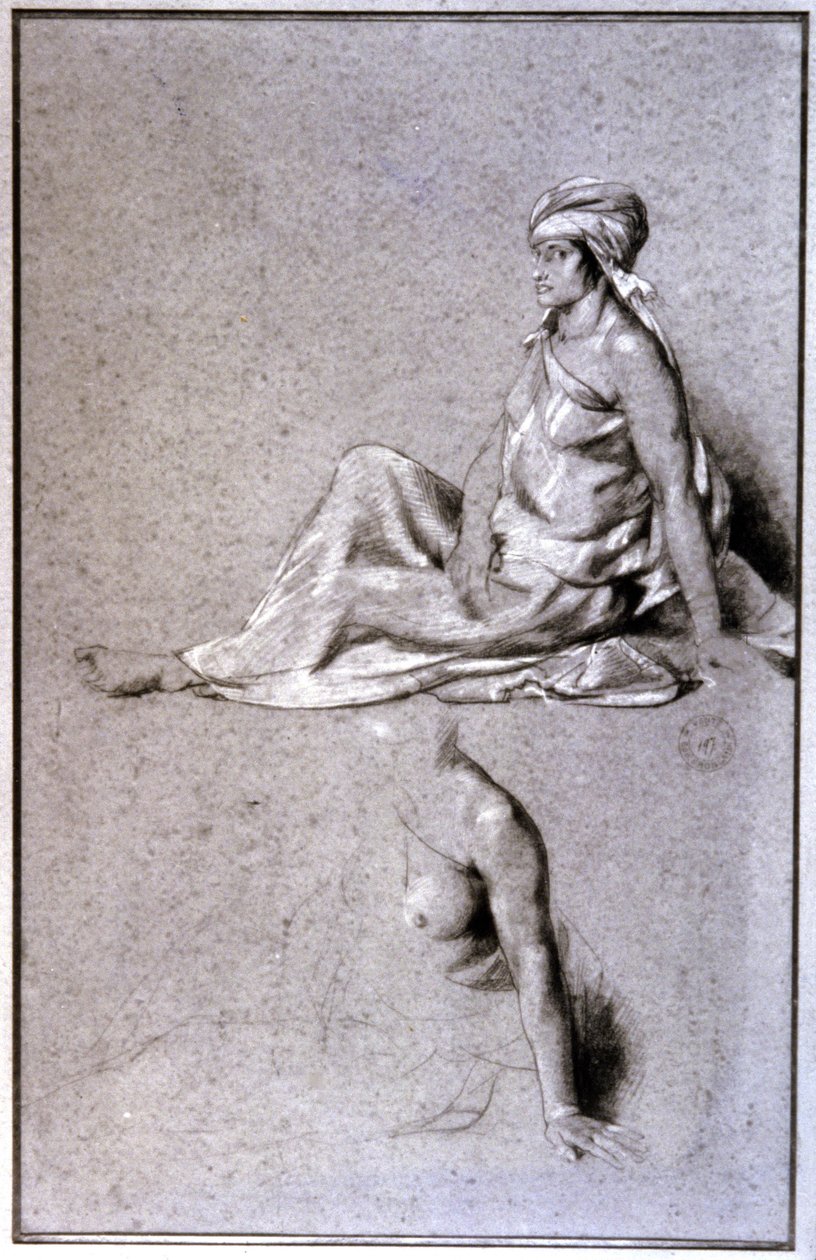 Kvinnestudier, Sahel av Eugène Fromentin