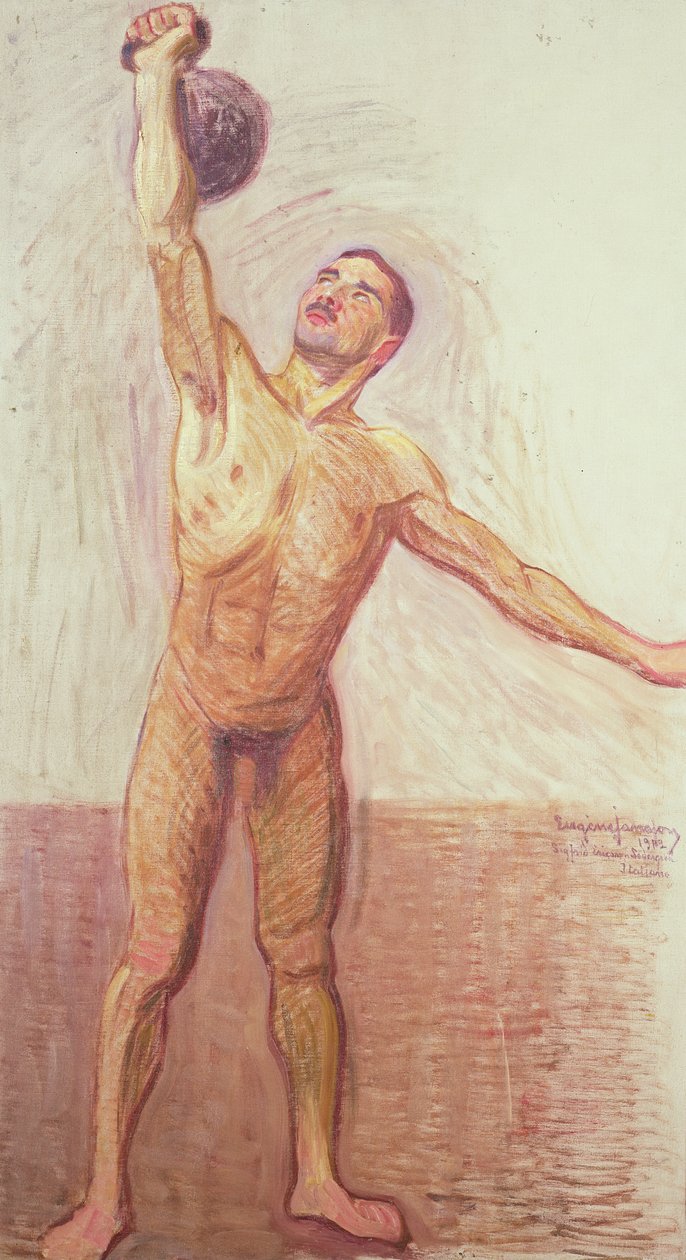 Tungvektsløfter, 1912 av Eugène Jansson