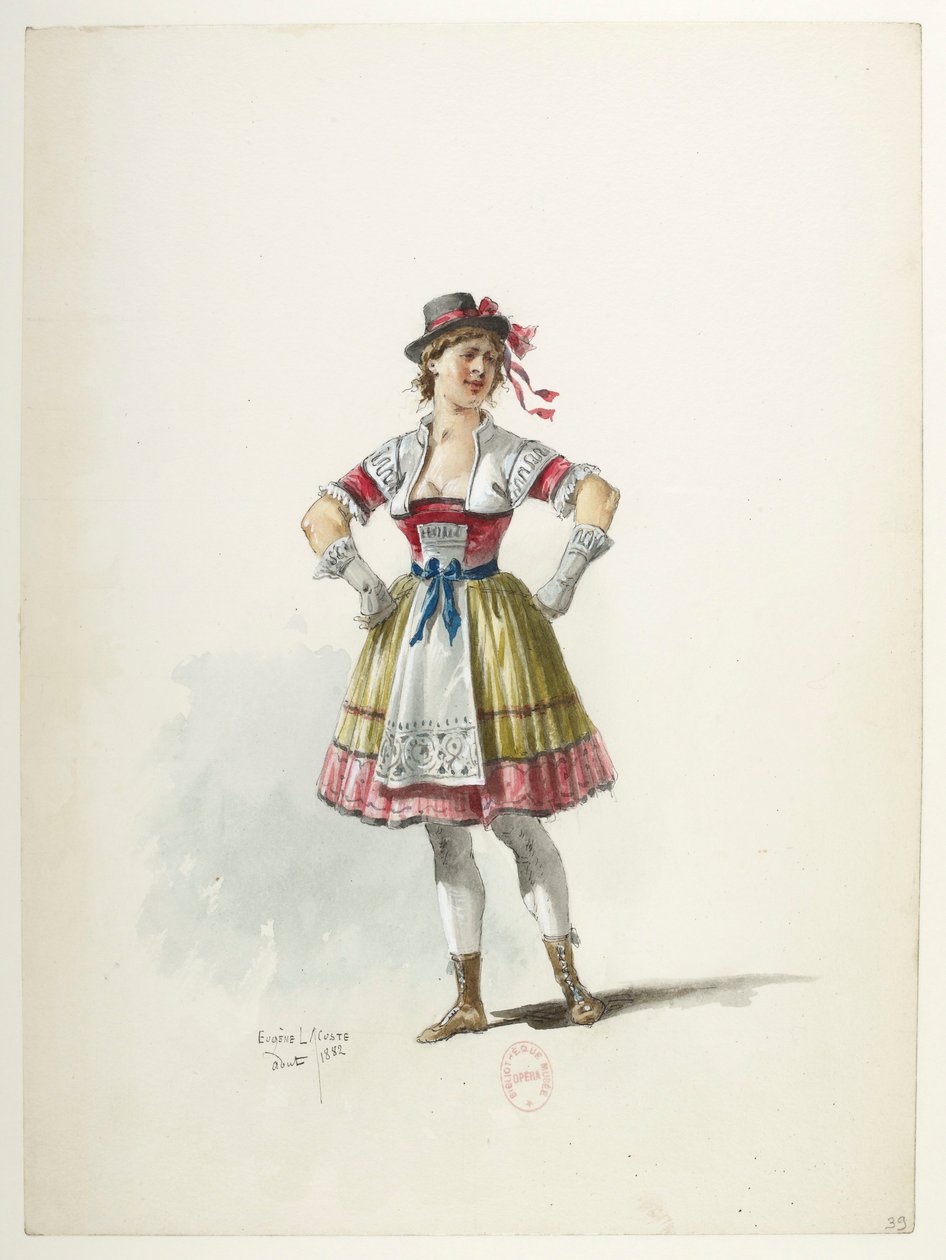Saint -Saëns - Henry VIII - Kostymemodeller - Lacoste - 39. Drakt av Eugene Lacoste