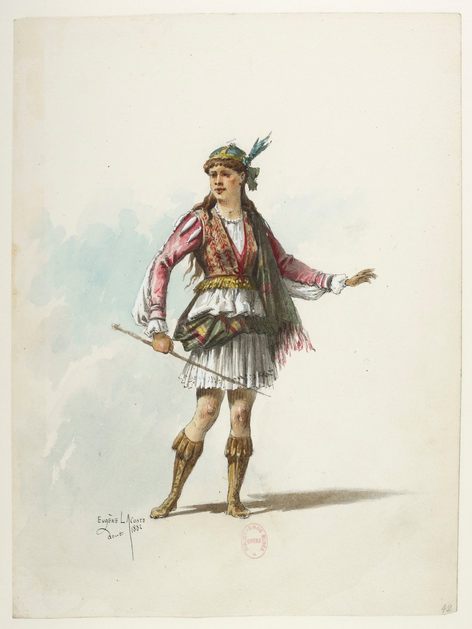 Saint -Saëns - Henry VIII - Kostymemodeller - Lacoste - 42. Drakt av Eugene Lacoste
