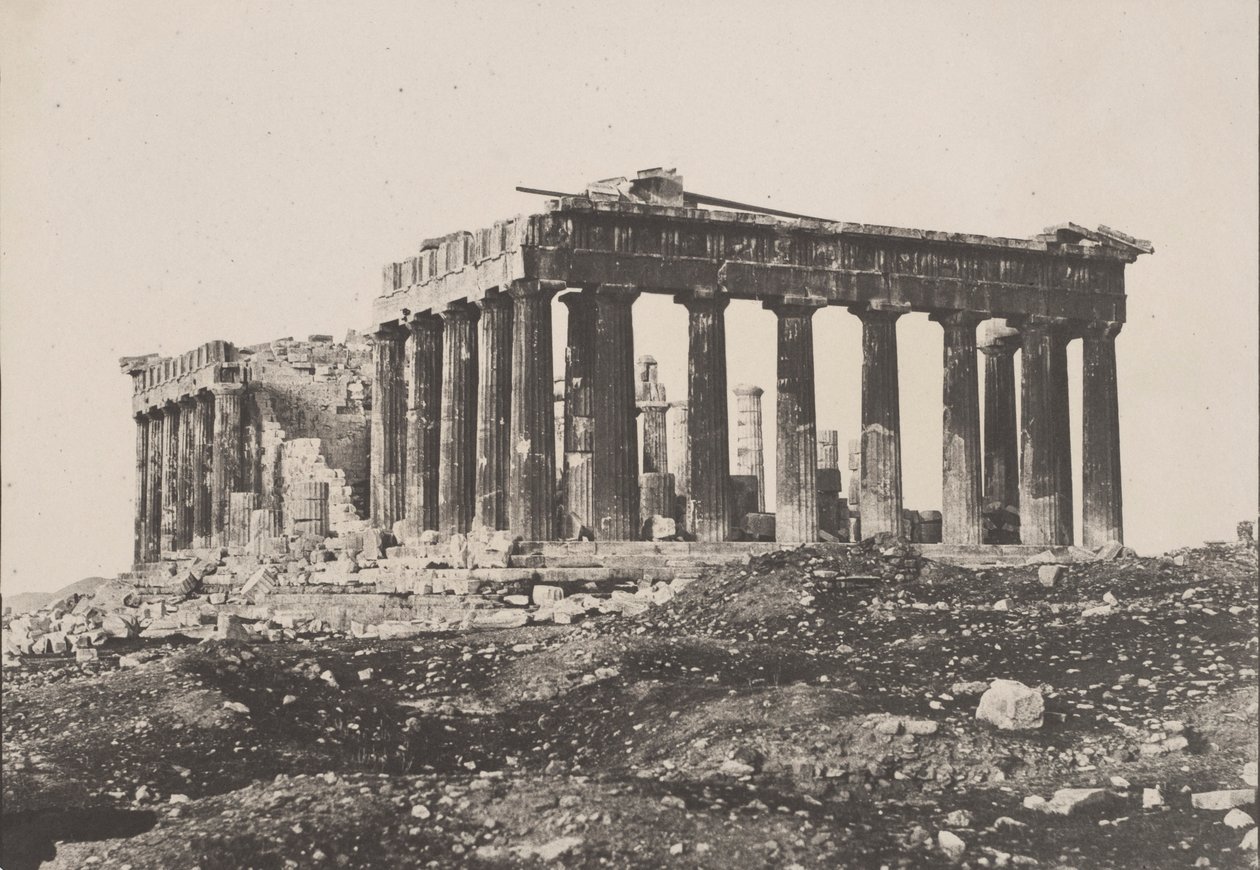 Parthenon, 1852. av Eugène Piot