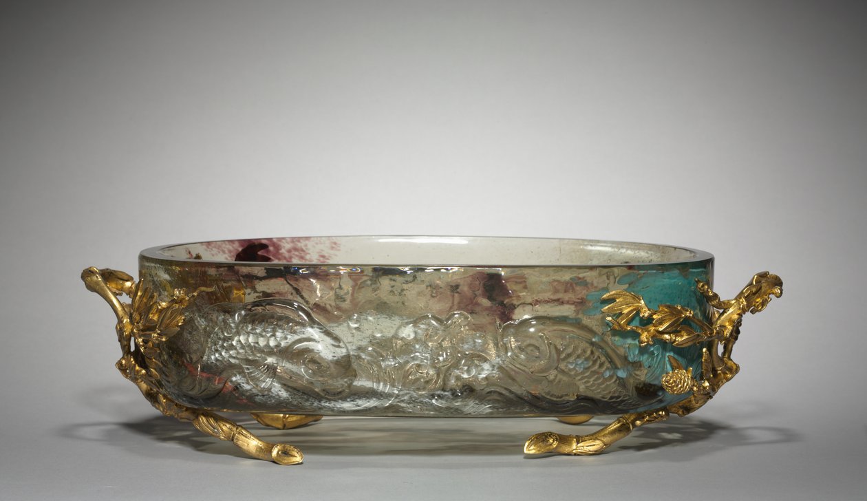 Midtpunkt, sannsynligvis laget av Firm of Appert Frères, forhandlet av Firm of Escalier de Cristal, ca. 1880 av Eugène Rousseau