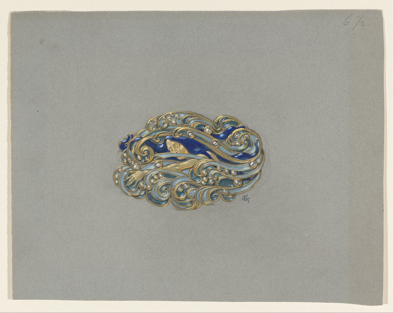 Design for en brosje av Eugene Grasset