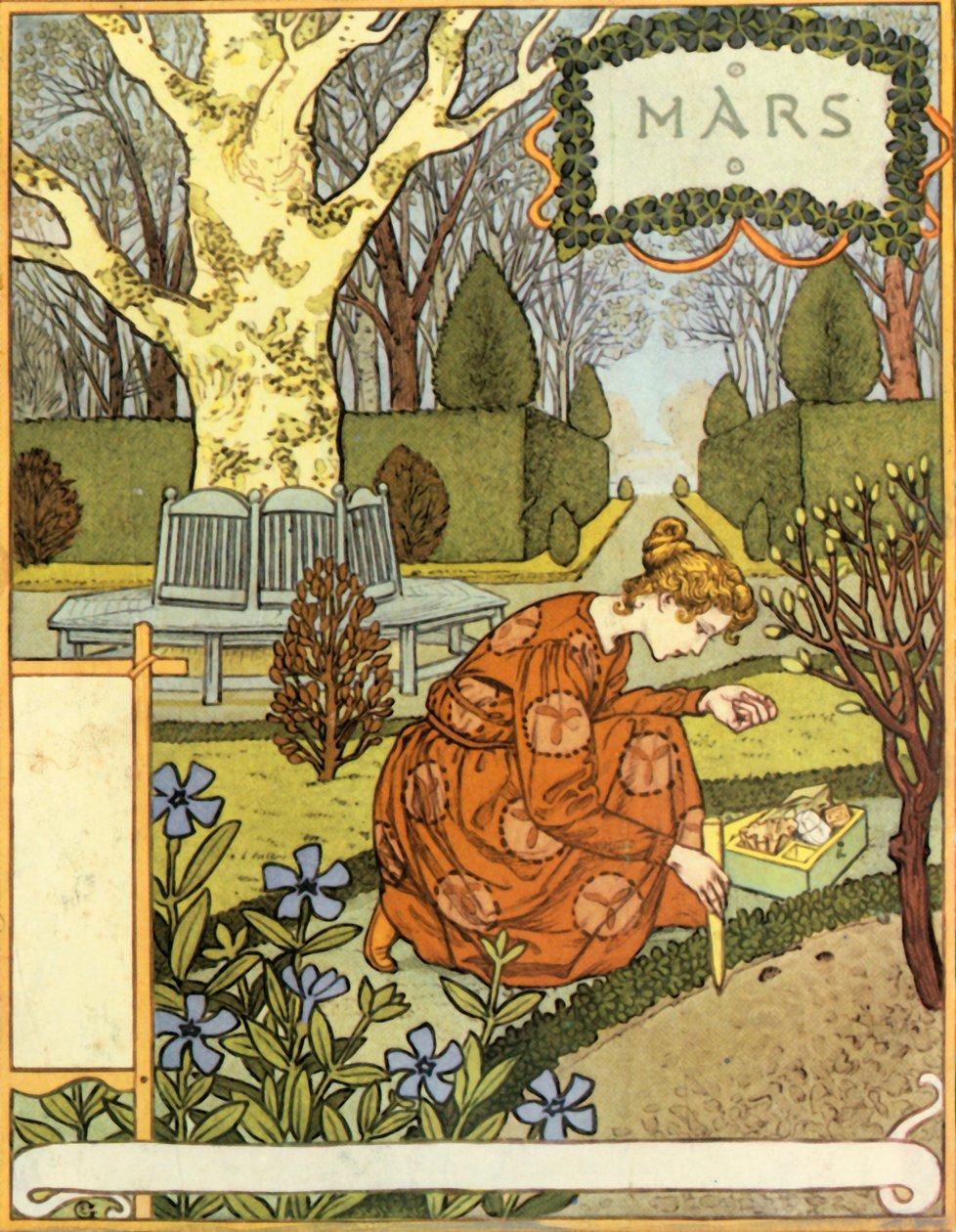 Mars, 1896. av Eugene Grasset
