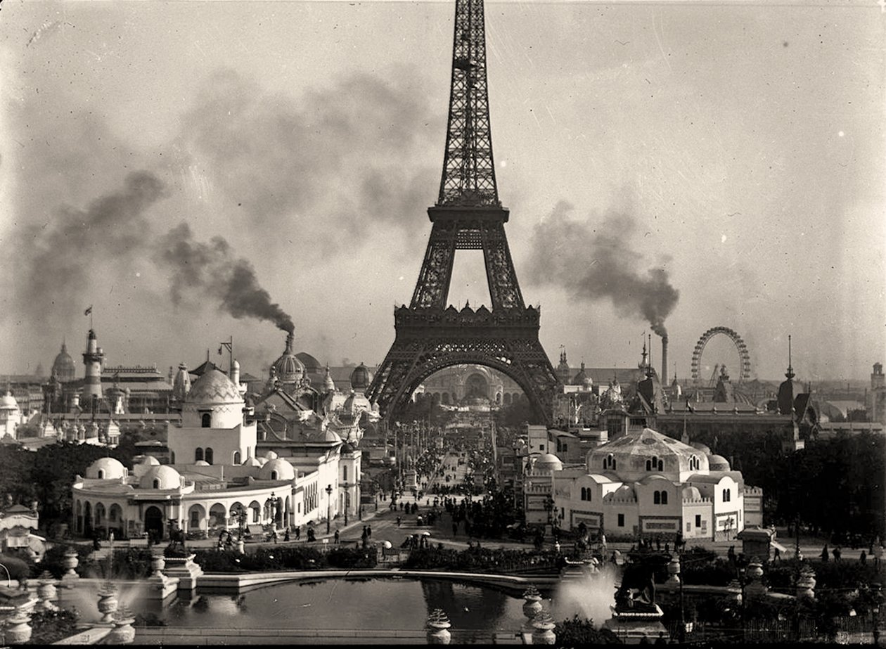 Utsikt over Exposition Universelle, Paris. 1900 av Eugène Trutat