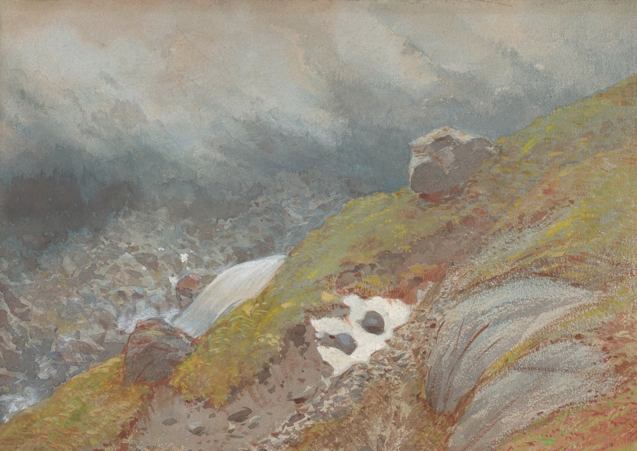View Above Handeck, Sveits, 1875. av Eugène Viollet le Duc