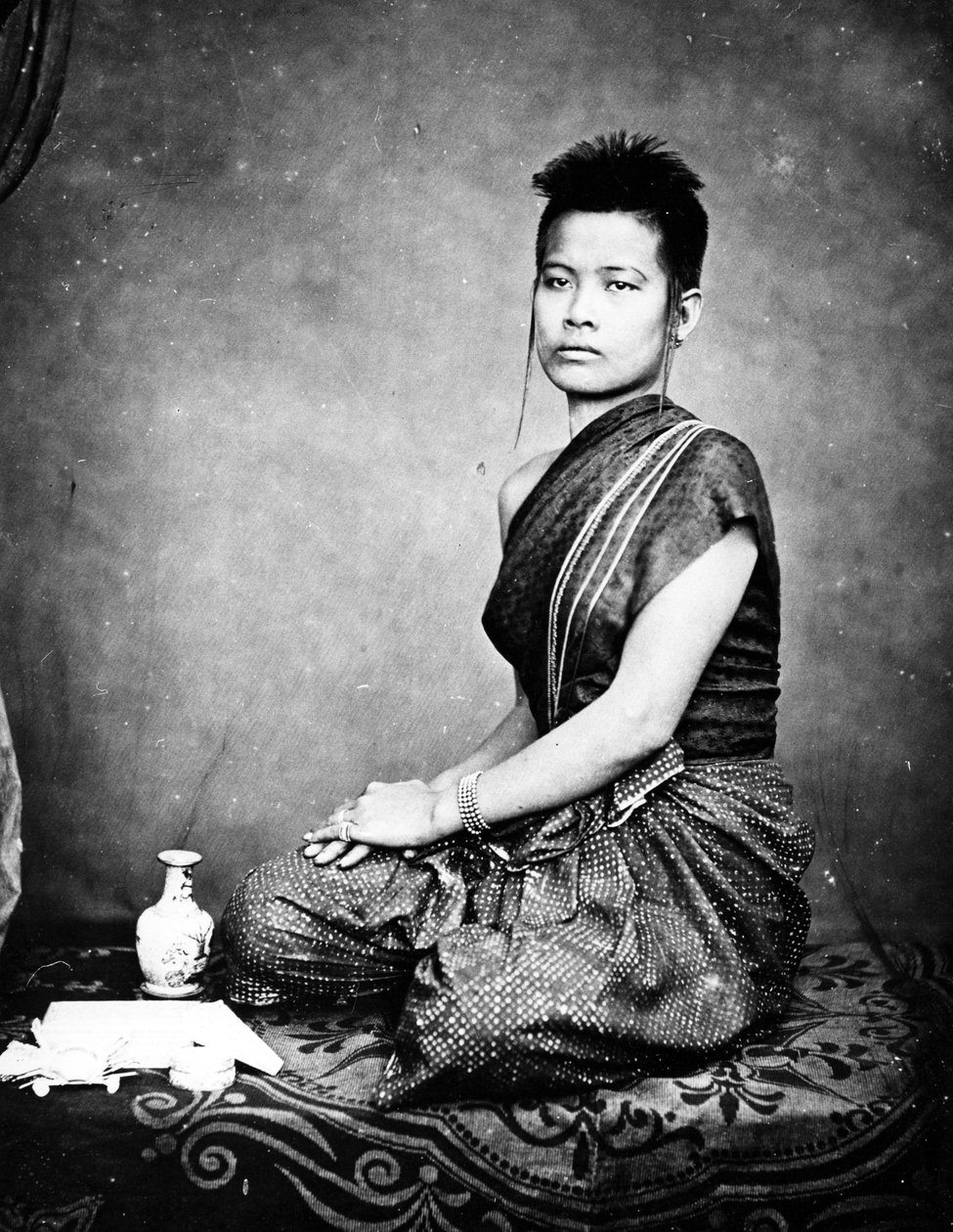 En siamesisk prinsesse, ca. 1860 av European Photographer