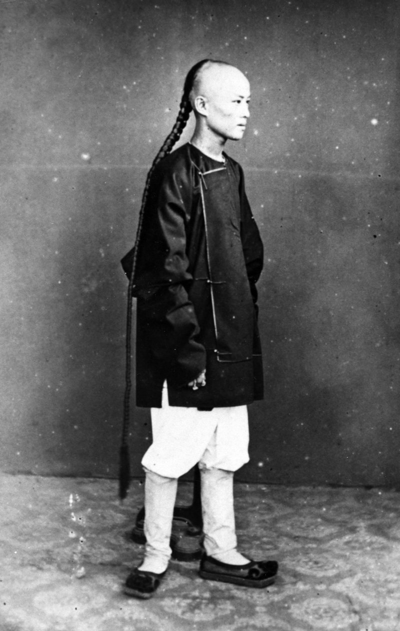Kinesisk tjener, ca. 1870-tallet av European Photographer