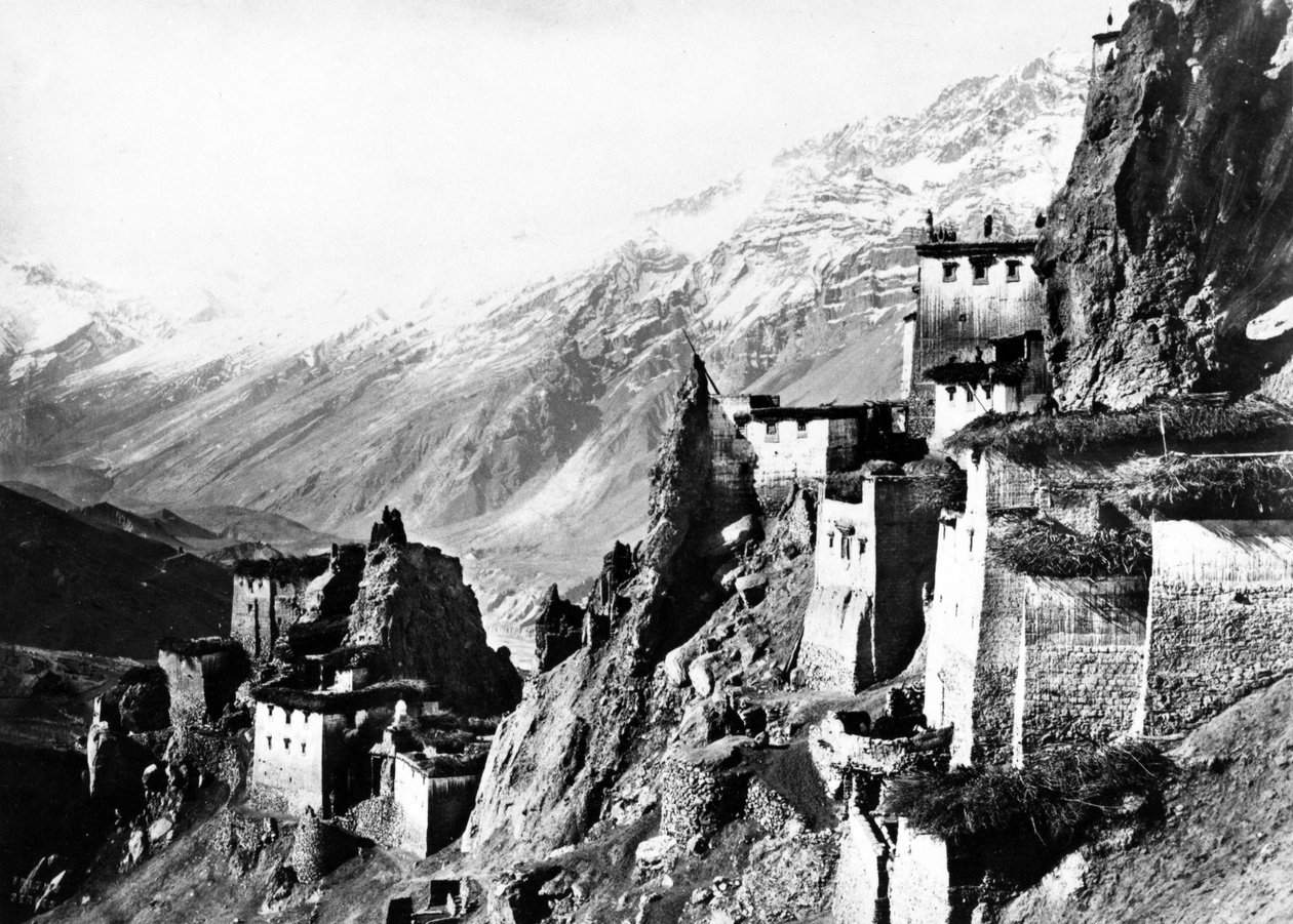 Ladakhi Village, ca. 1860-80 av European Photographer