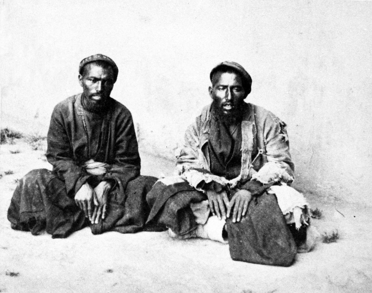 Ladakhis, ca. 1860-tallet av European Photographer