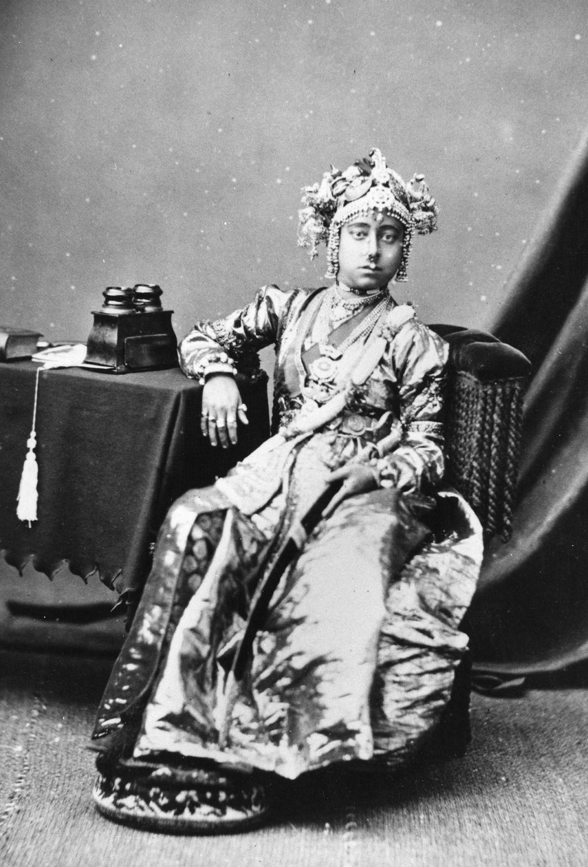 Prinsesse av Tanjore, 1877 av European Photographer