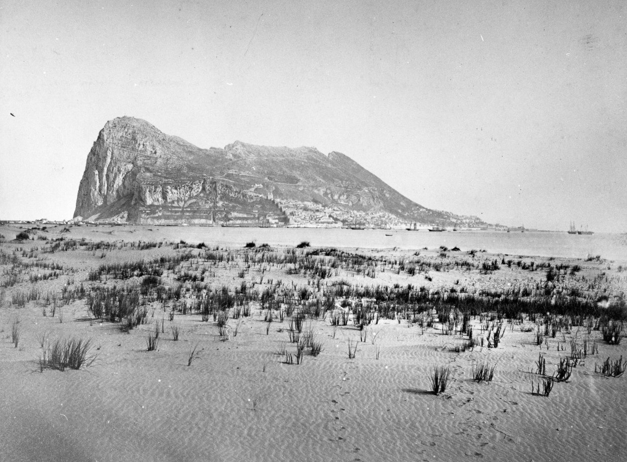 The Rock of Gibraltar, ca. 1870-tallet av European Photographer