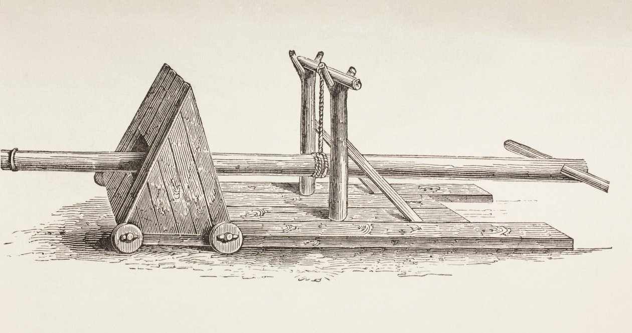 Middelalderskader, ca. 1880 av European School