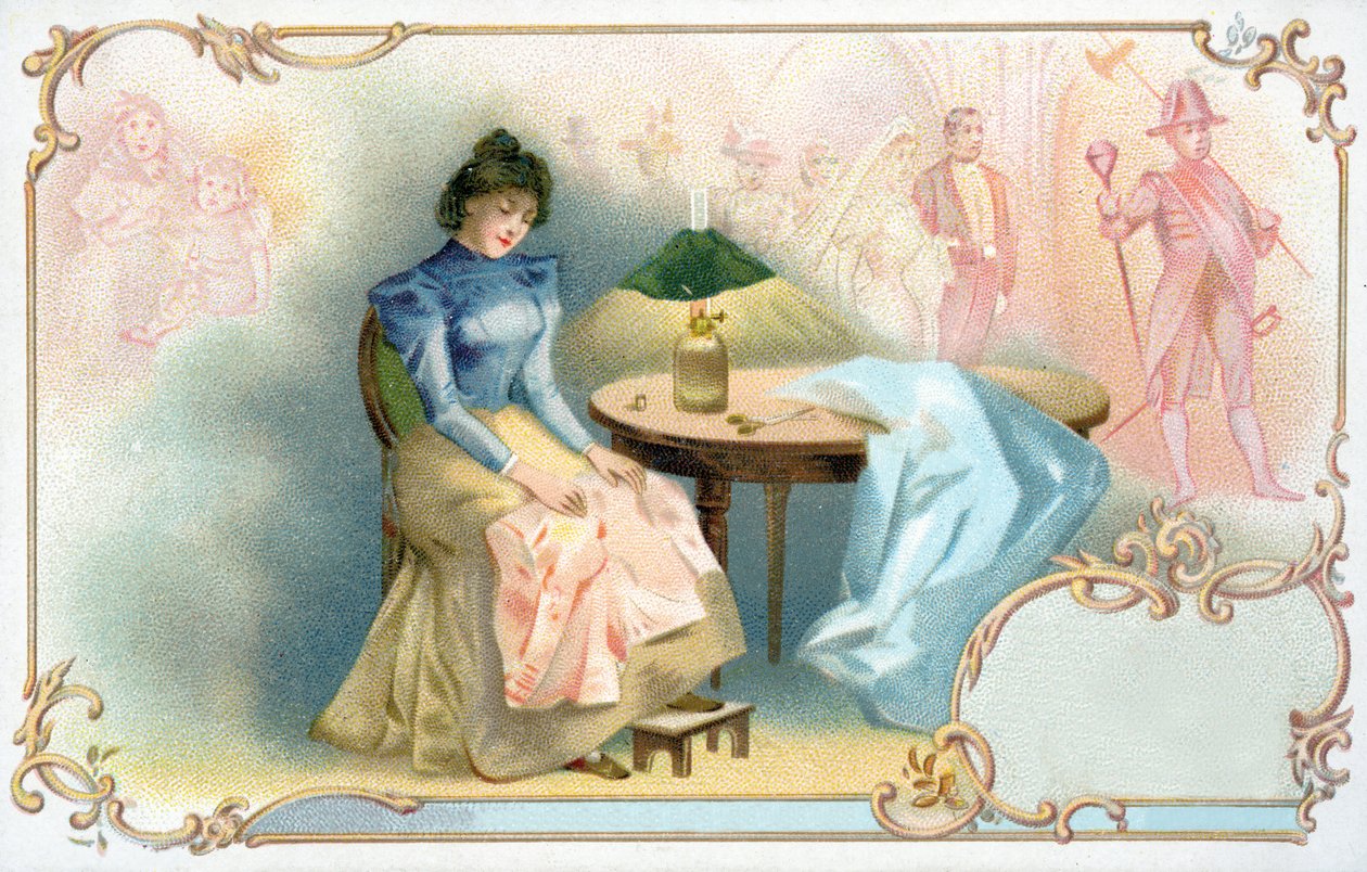 Den unge pikens drømmer, 1900 av European School