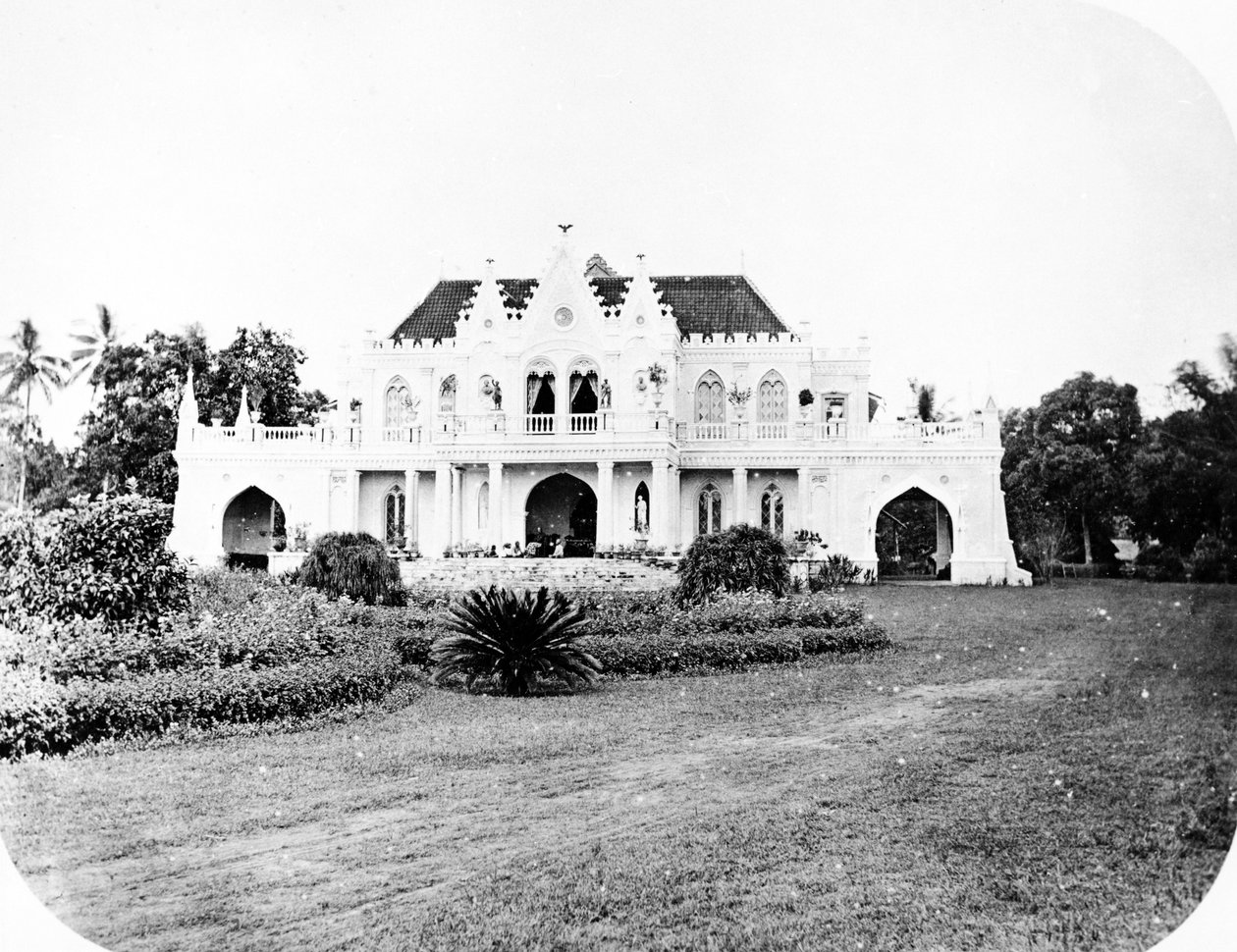 Raden Salehs hus, Cikini, Java, ca. 1872 av European Photographer