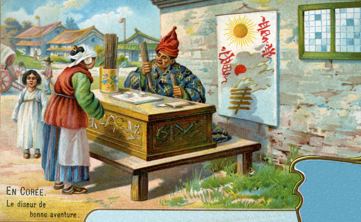 En spåkone i Korea, 1904 av European School
