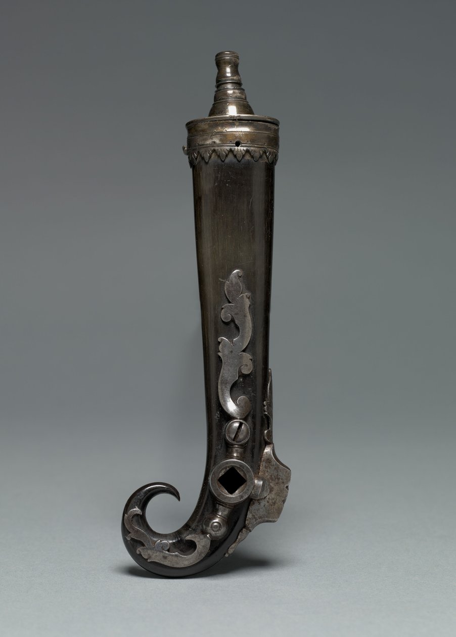 Kombinert fyllekolbe og hjullåsnøkkel, ca.1600-50 av European School