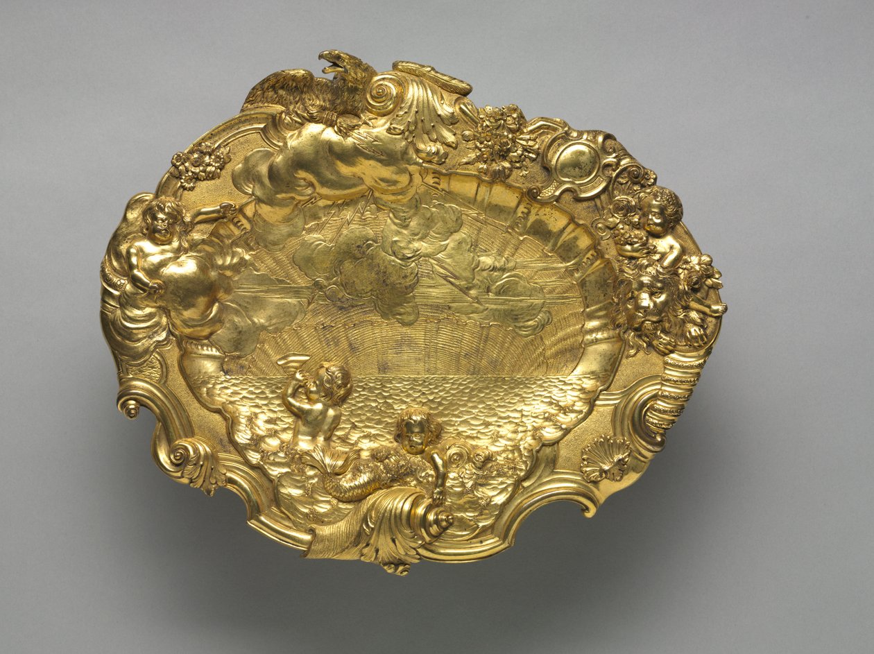Dish, England eller Tyskland, ca. 1725-1750 av European School