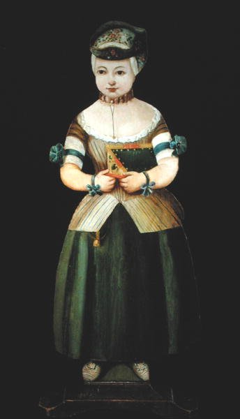 Dummy Board of a Young Girl (olje om bord) av European School