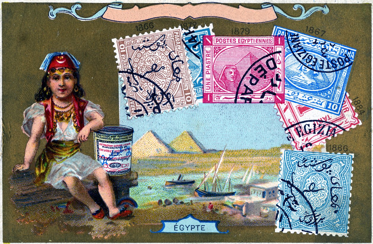 Egyptiske frimerker, 1897 av European School
