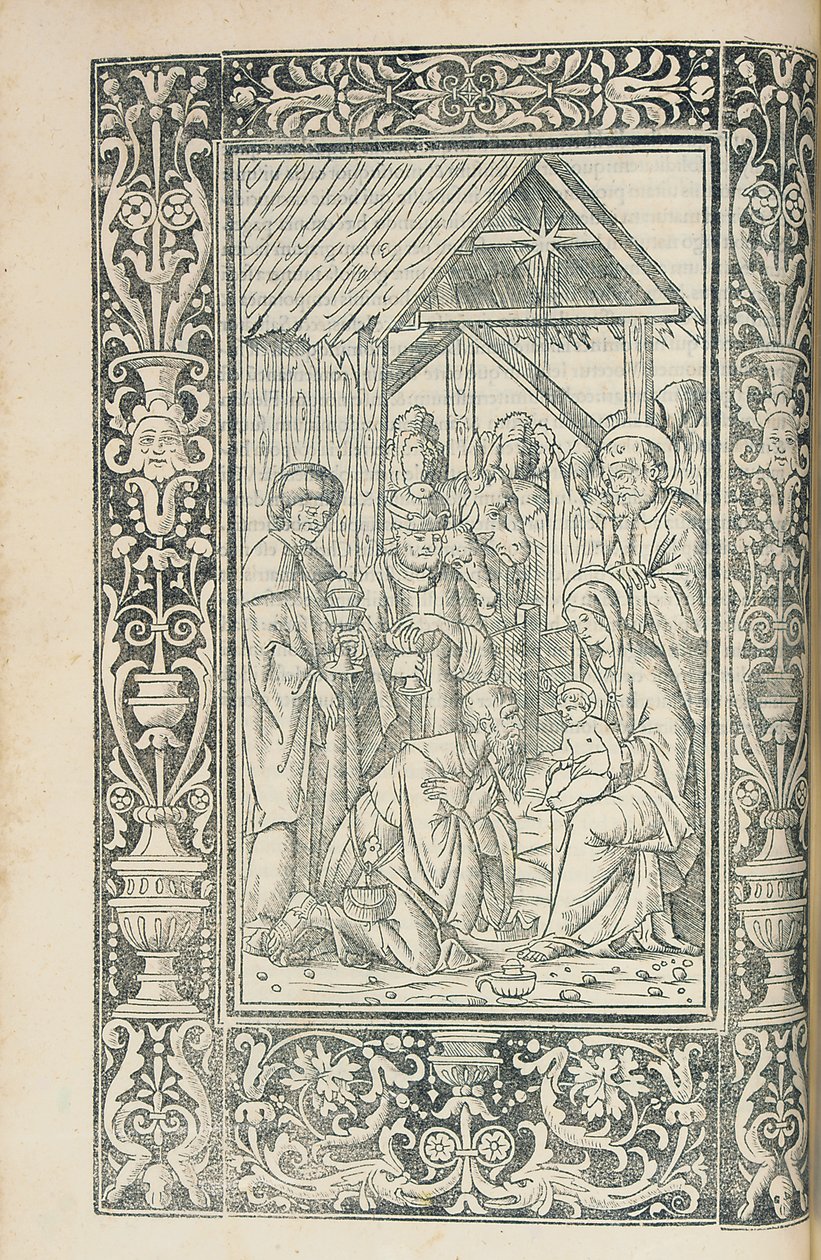 Illustrasjon fra Christian Decachordum av Marcus Vigerius (1446-1516), Fano av European School