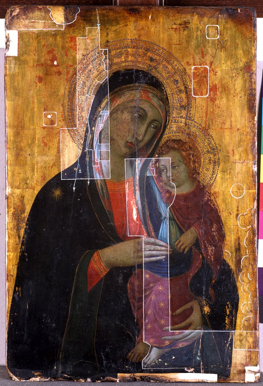 Madonna og barn av European School
