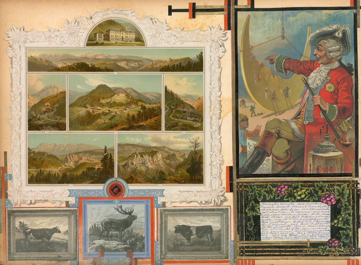 Side fra Sammelsurium bind III (trykt materiale) av European School