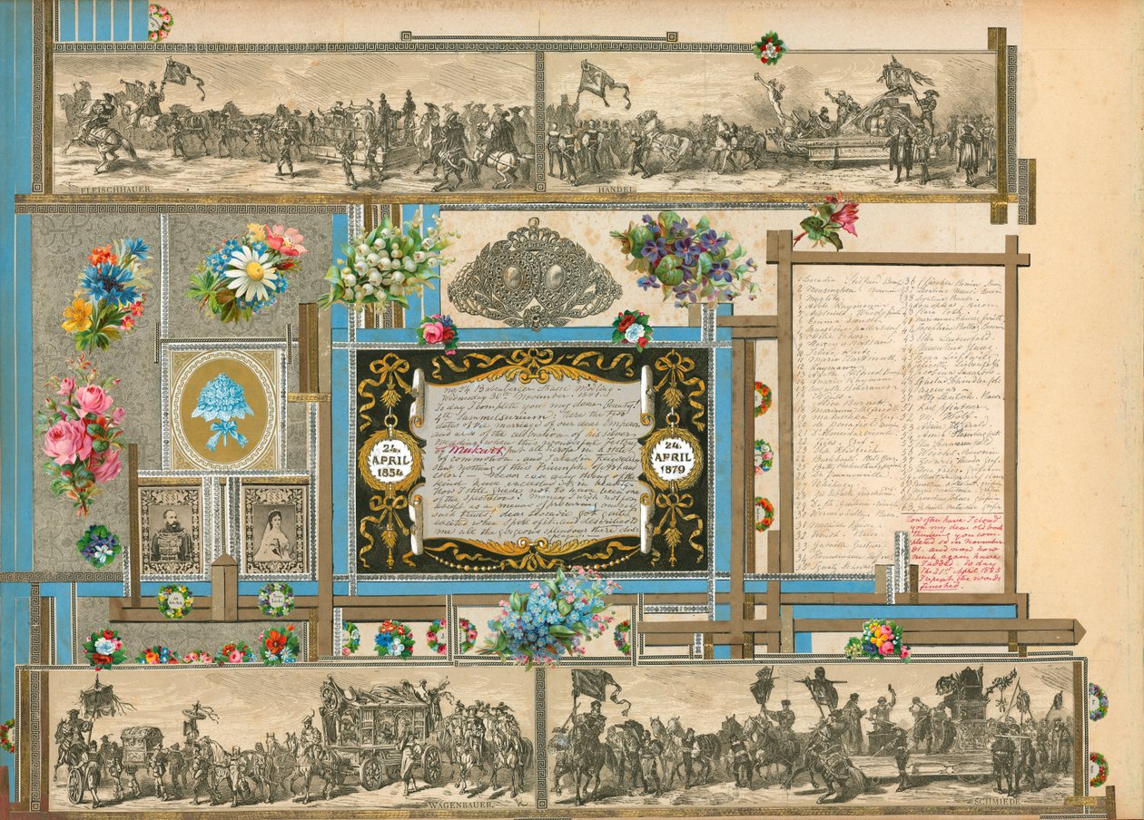 Side fra Sammelsurium bind IV (trykt materiale) av European School