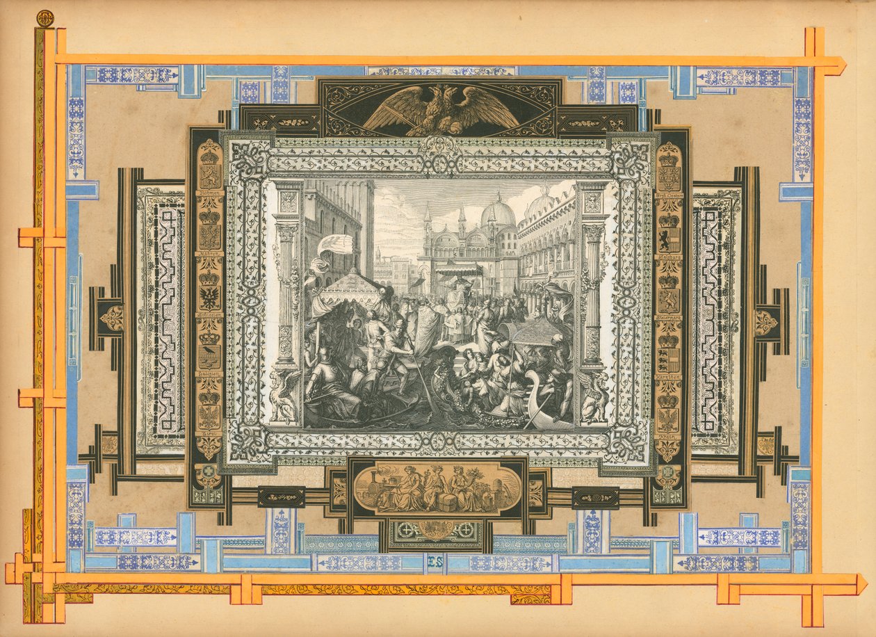 Side fra Sammelsurium bind IX (trykt materiale) av European School