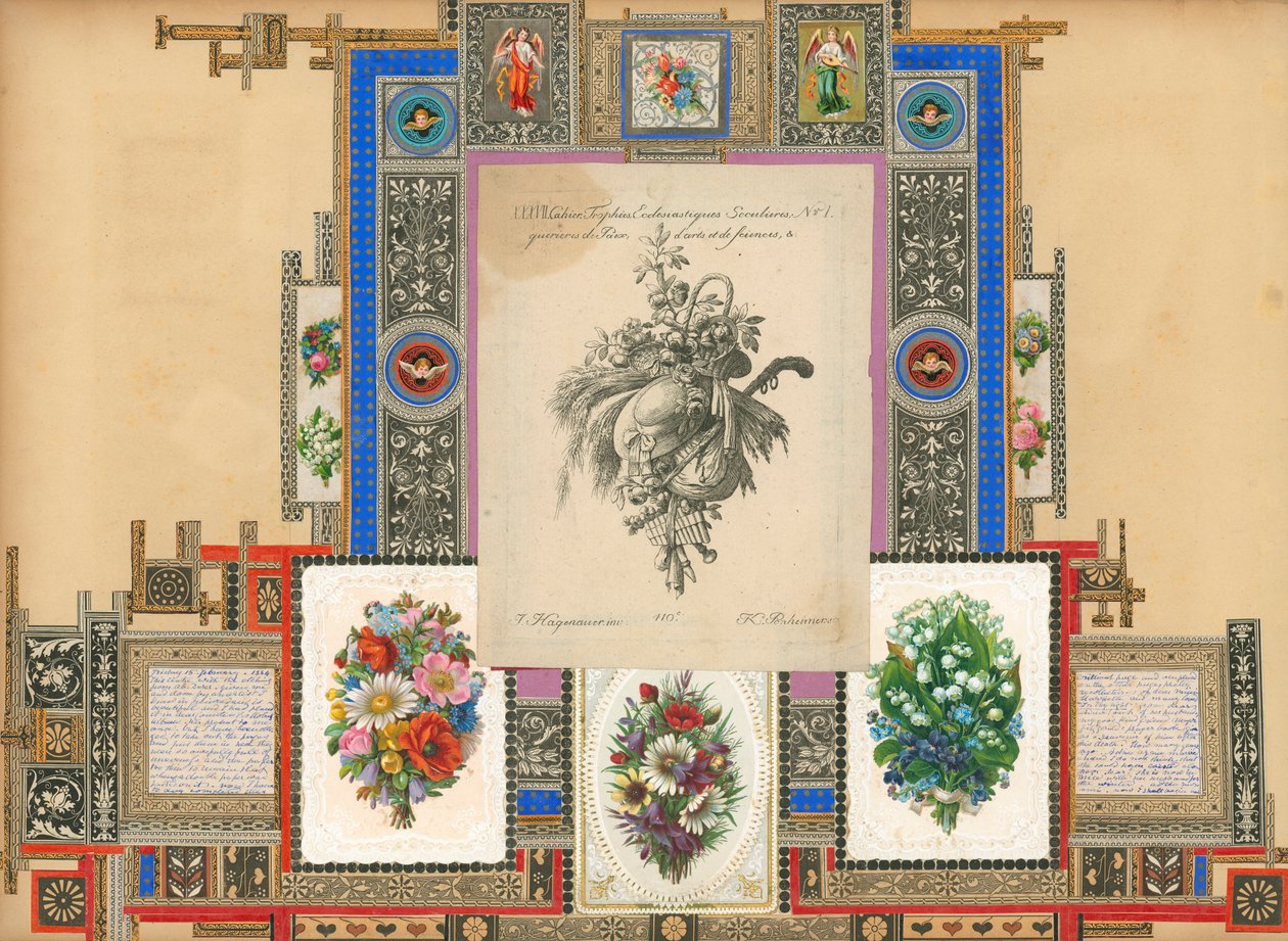 Side fra Sammelsurium bind IX (trykt materiale) av European School