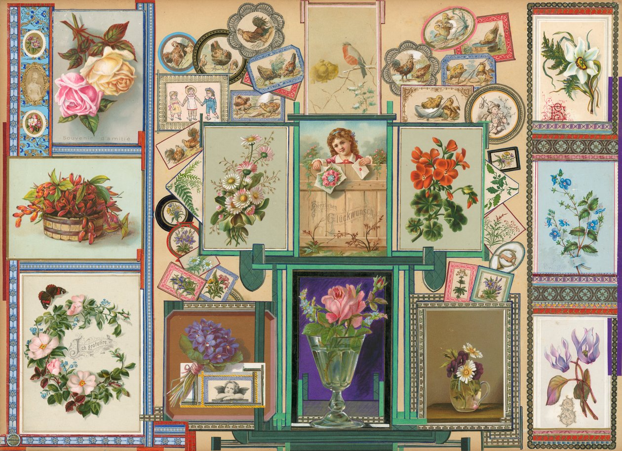 Side fra Sammelsurium bind IX (trykt materiale) av European School