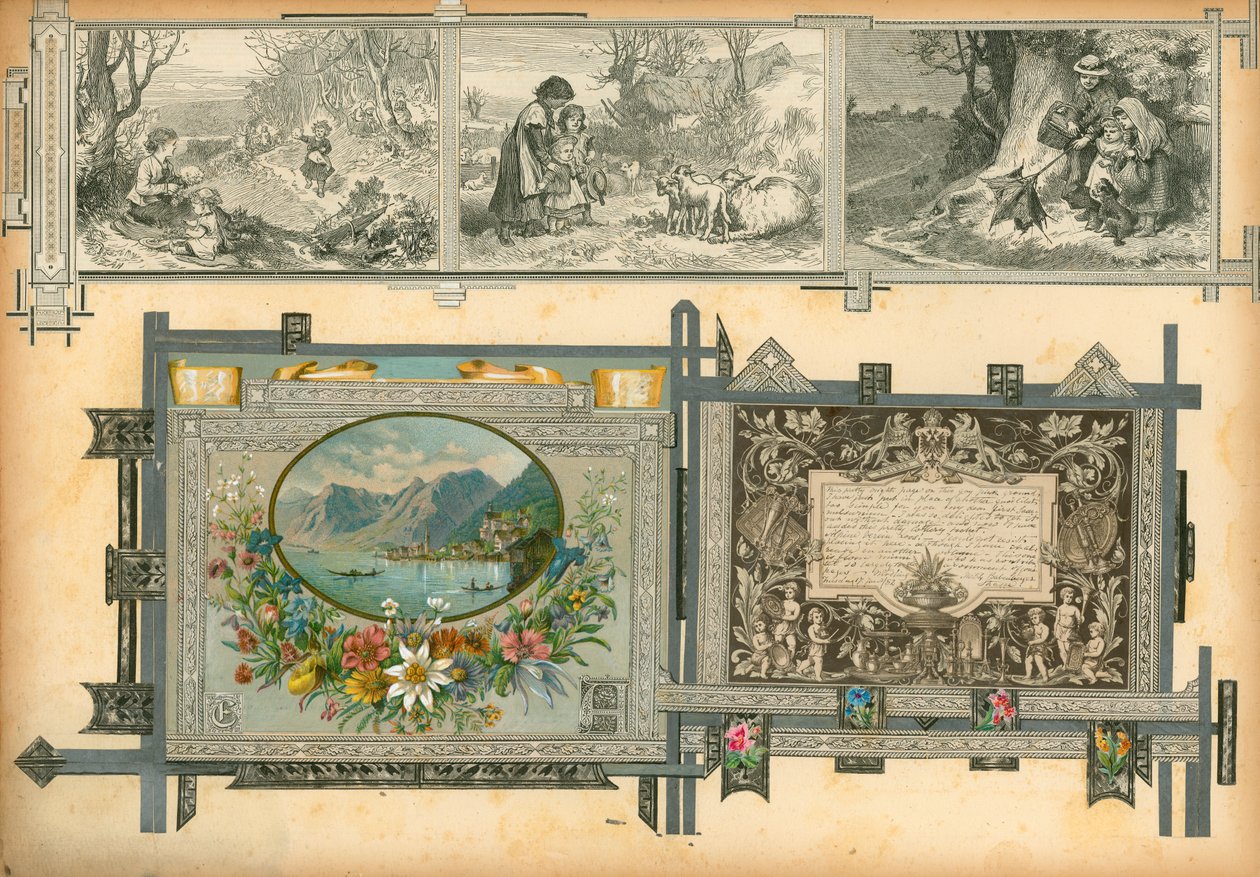 Side fra Sammelsurium bind I (trykt materiale) av European School