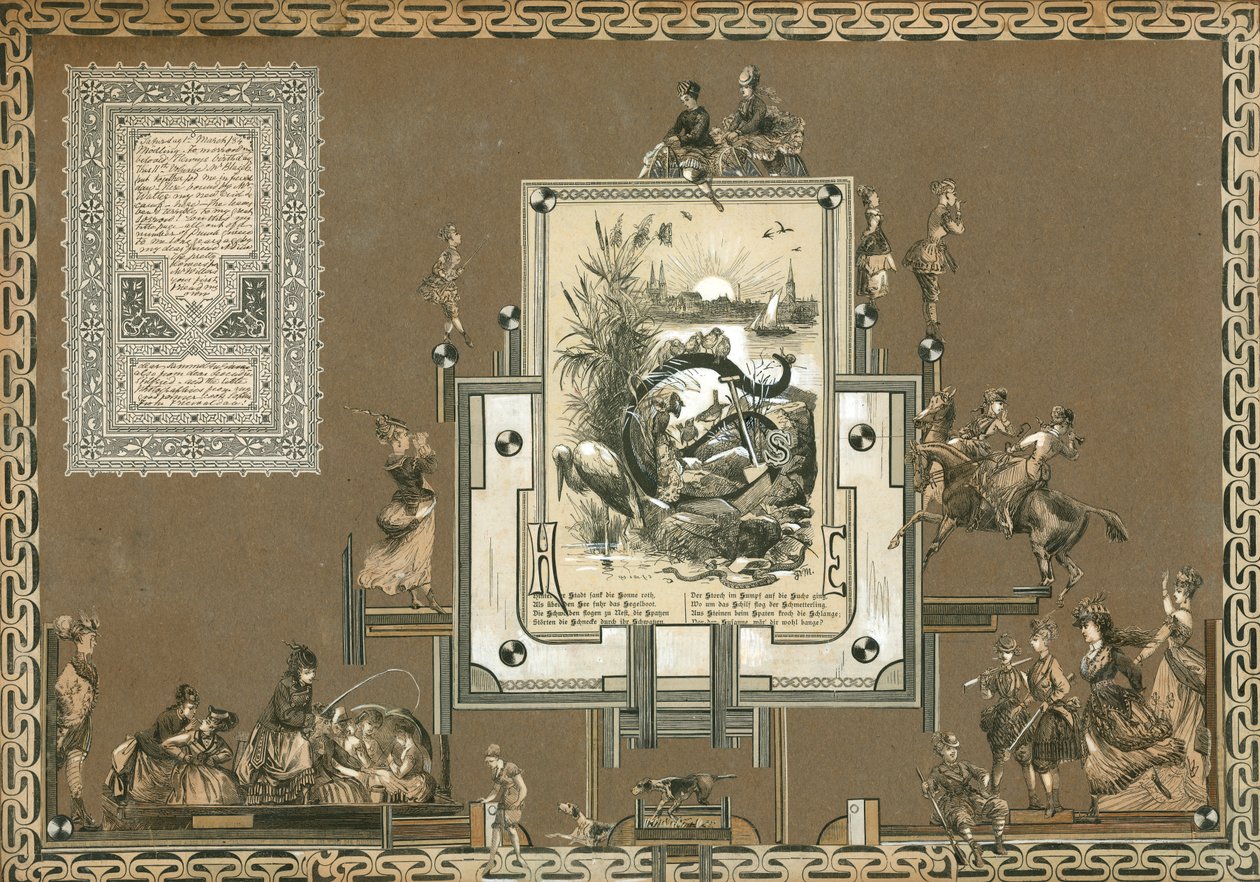 Side fra Sammelsurium bind XI (trykt materiale) av European School