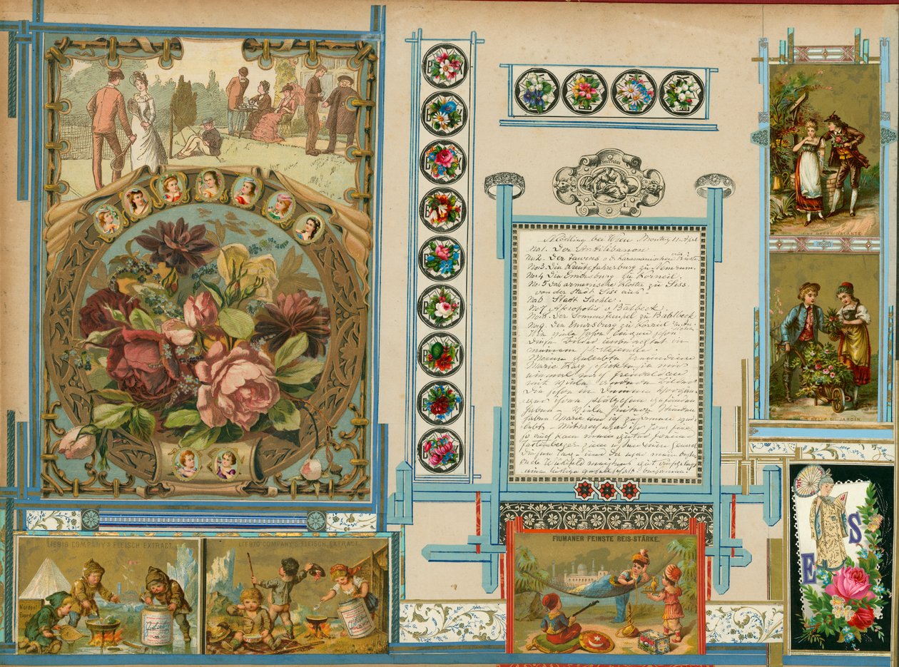 Side fra Sammelsurium bind XI (trykt materiale) av European School