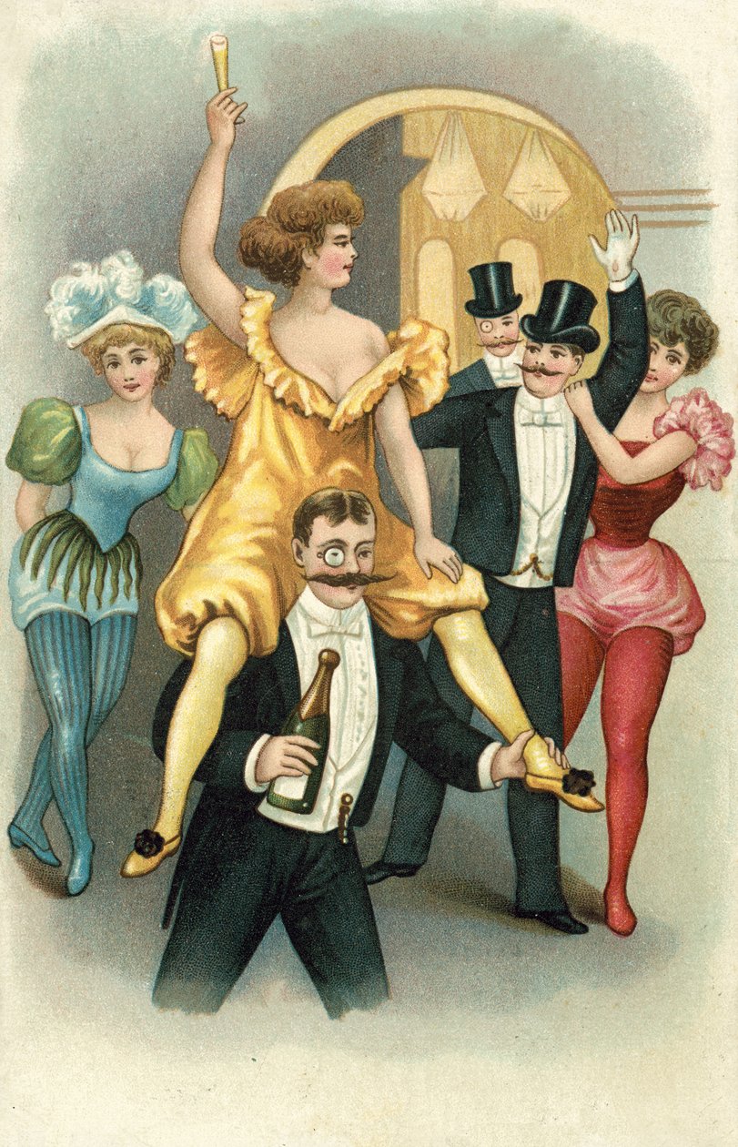 Festing (fargelitografi) av European School