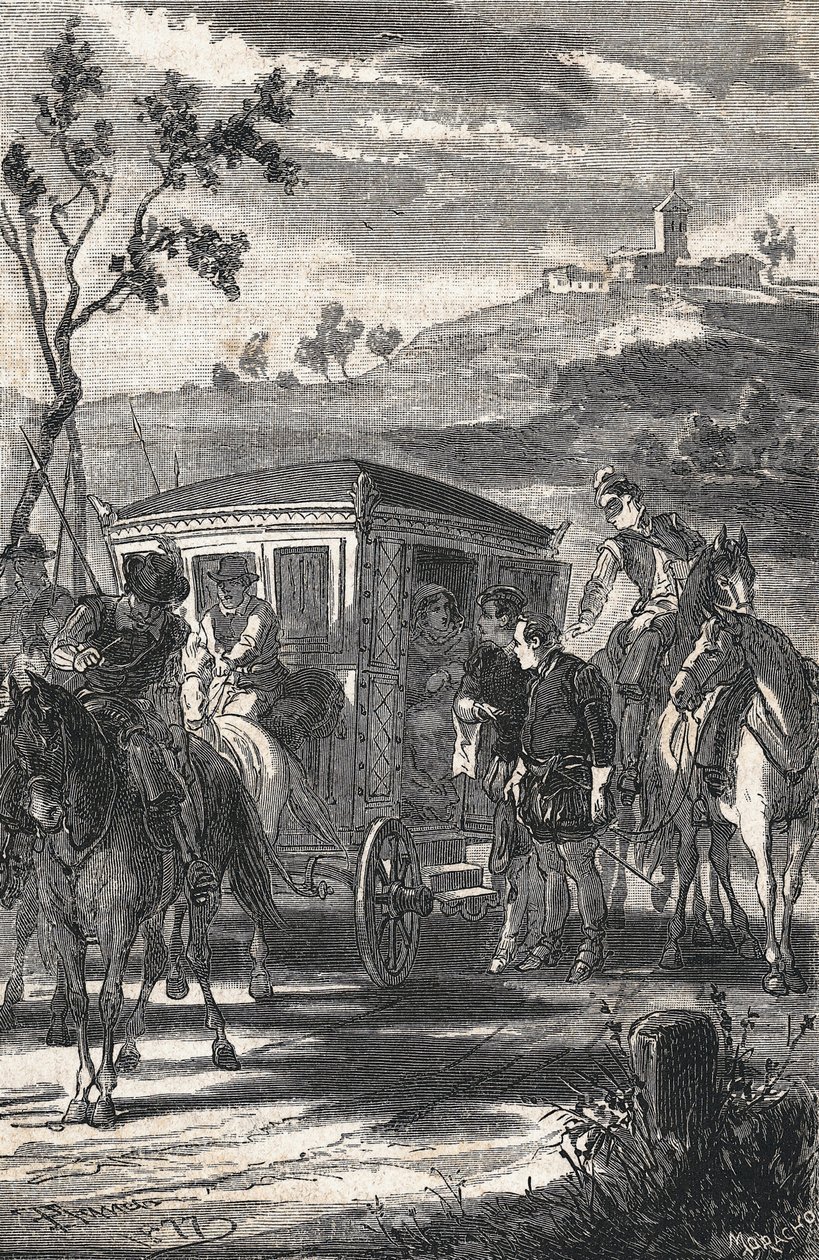 illustrasjon for The Prince of Wits, Miguel de Cervantes Saavedra (The Prince of Wits, Miguel de Cervantes Saavedra) av Eusebio Planas