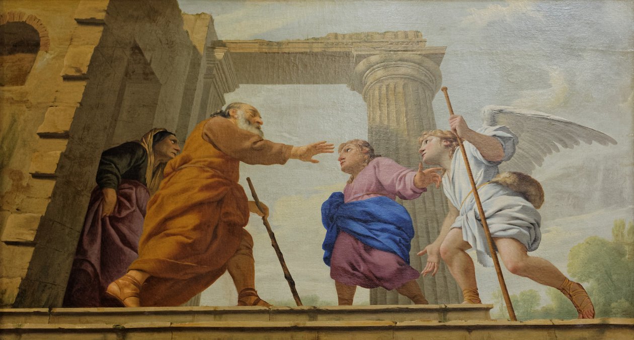 Tobias retur av Eustache Le Sueur