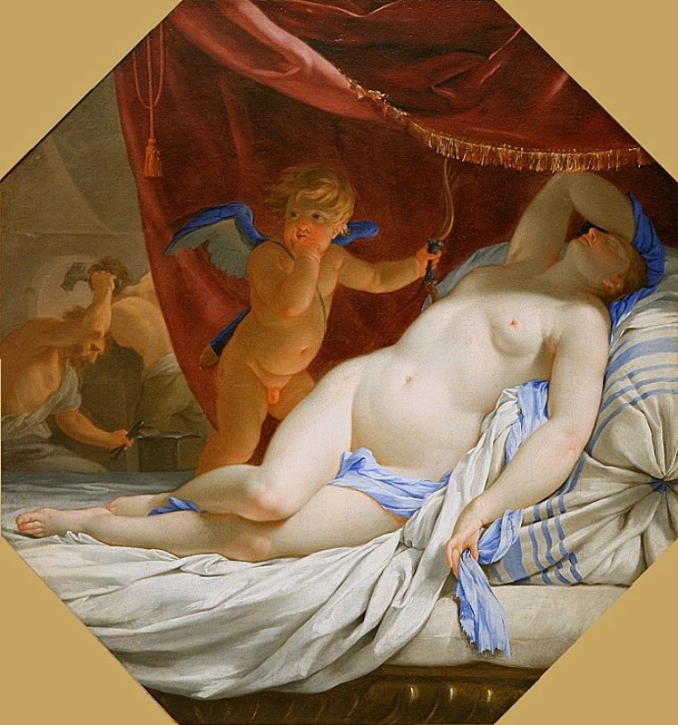 Sovende Venus av Eustache Le Sueur