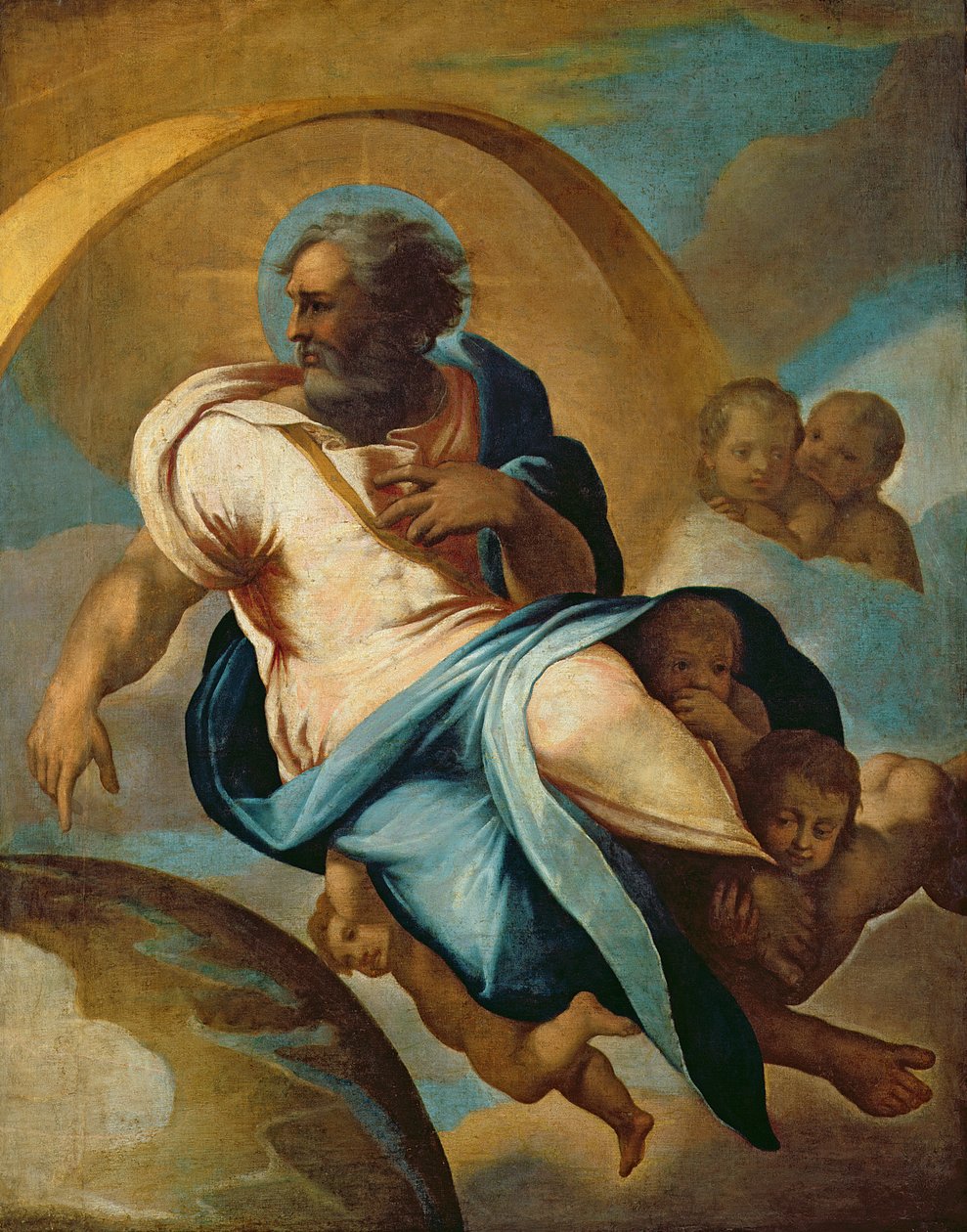 Skapelsen av verden av Eustache Le Sueur