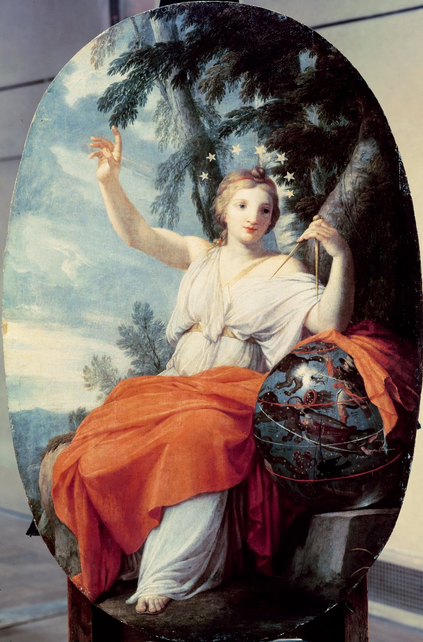 Musen Urania, 1646-47 av Eustache Le Sueur