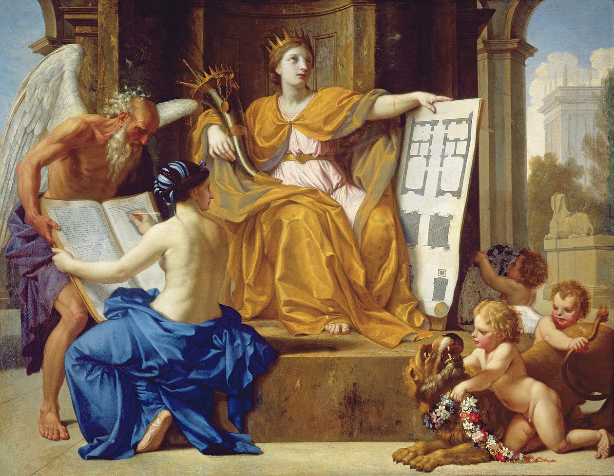 An Allegory of Magnificence, ca. 1654 av Eustache Le Sueur