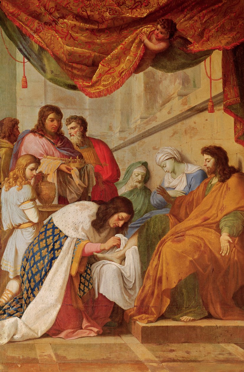 St. Louis helbreder de syke av Eustache Le Sueur