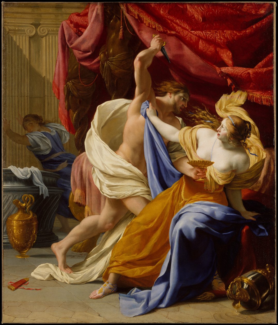 The Rape of Tamar, ca. 1640 (olje på lerret) av Eustache Le Sueur