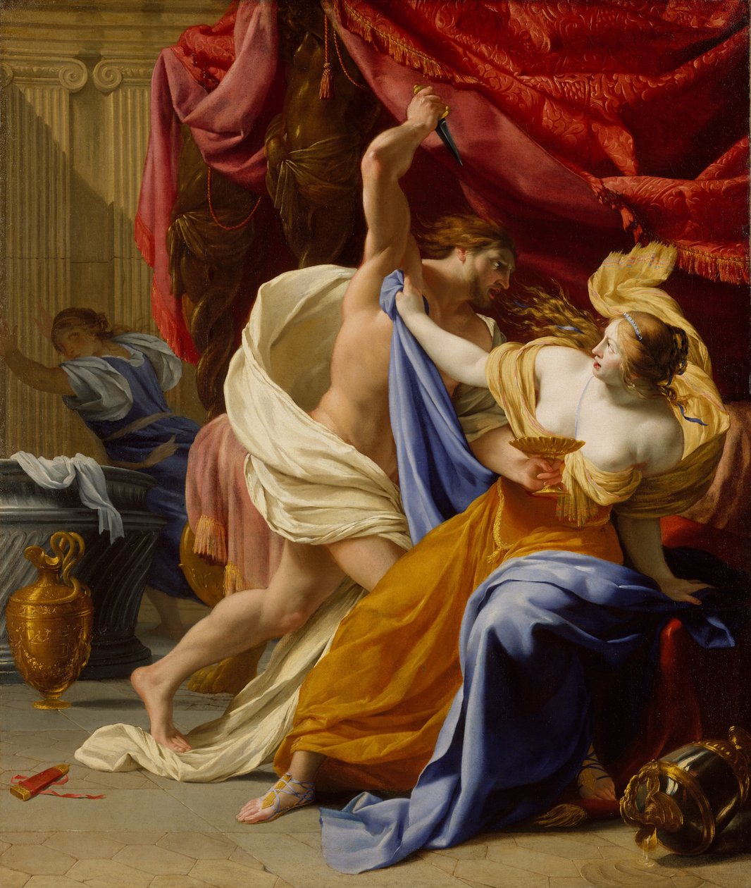 Voldtekten av Tamar, sannsynligvis ca. 1640. av Eustache Le Sueur