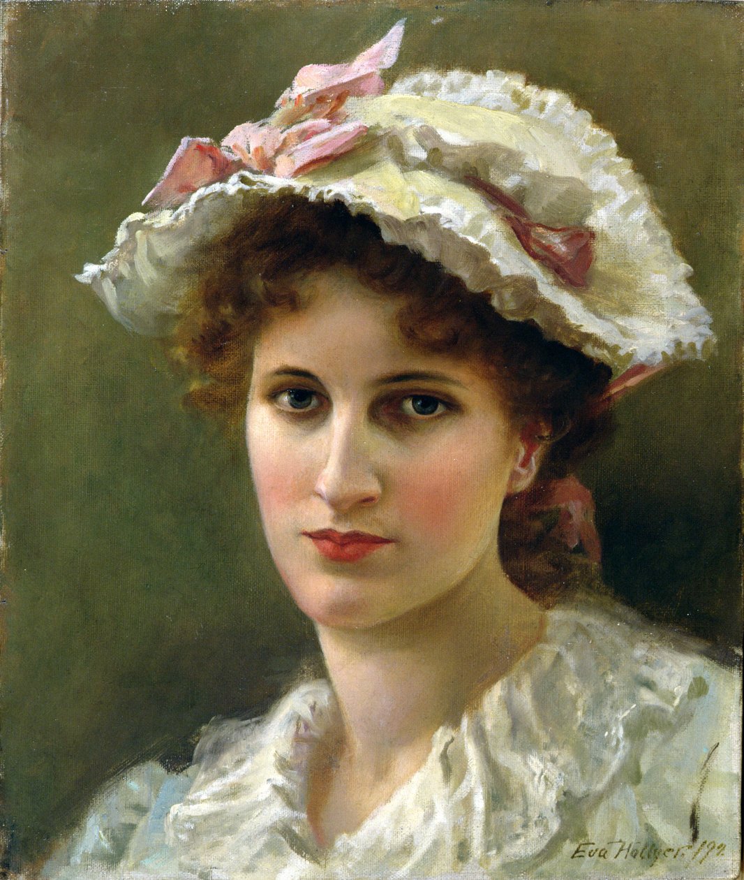 En engelsk rose, 1892 av Eva Hollyer