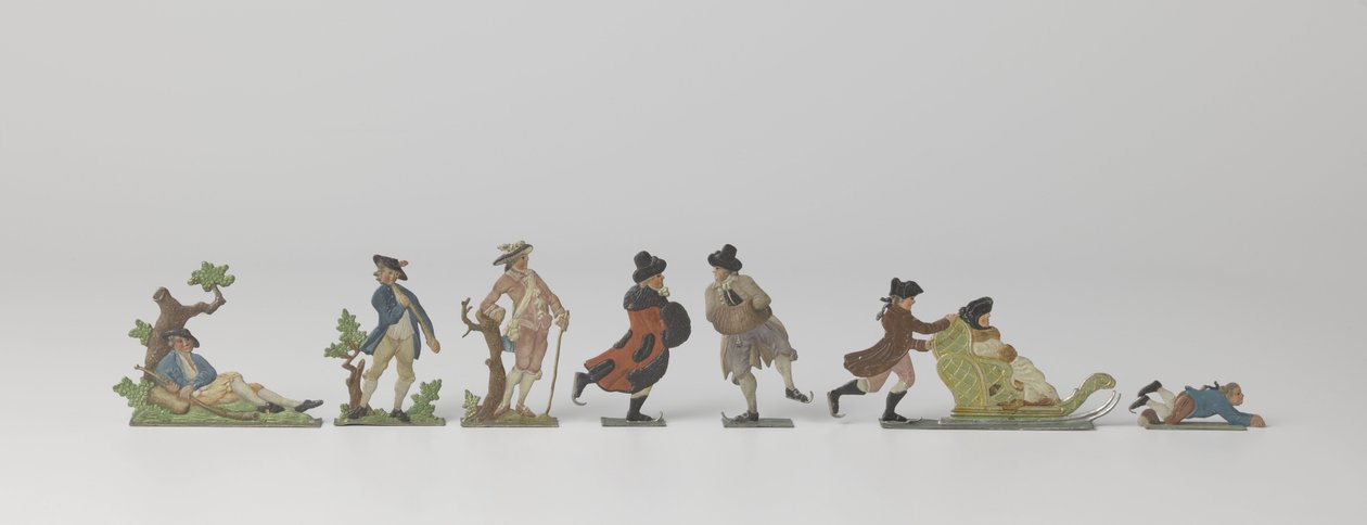 Tinnfigurer laget av Moravian Brothers fra Zeist av Evangelische Broedergemeente