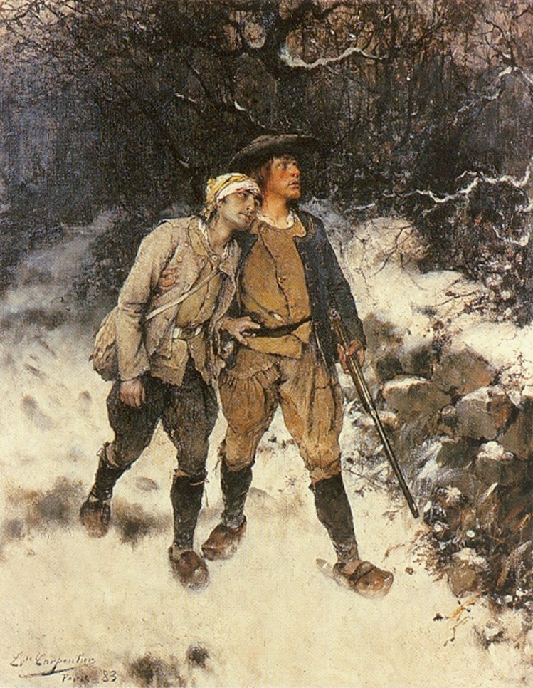 Chouans og derouten av Evariste Carpentier