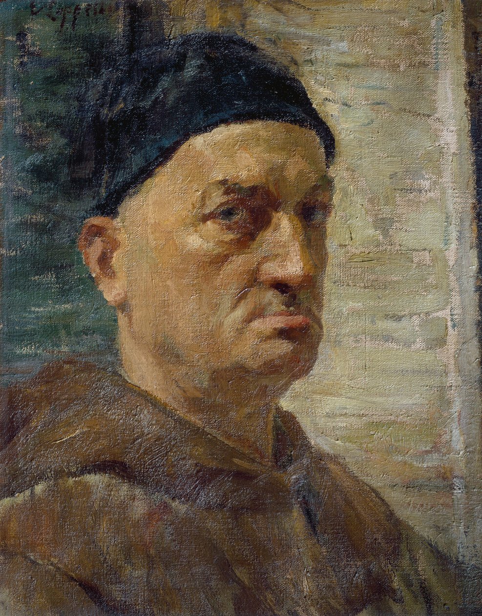 Selvportrett (olje på lerret) av Evaristo Cappelli