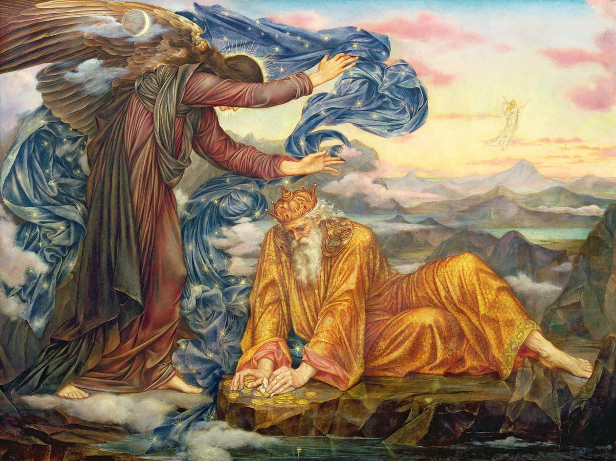 Jordbundet, 1897 av Evelyn De Morgan
